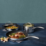 Scanpan Haptiq Stainless Steel 10 Piece Cookware Set