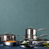Scanpan Haptiq Stainless Steel Nonstick 5.25 Qt. Covered Chef Pan