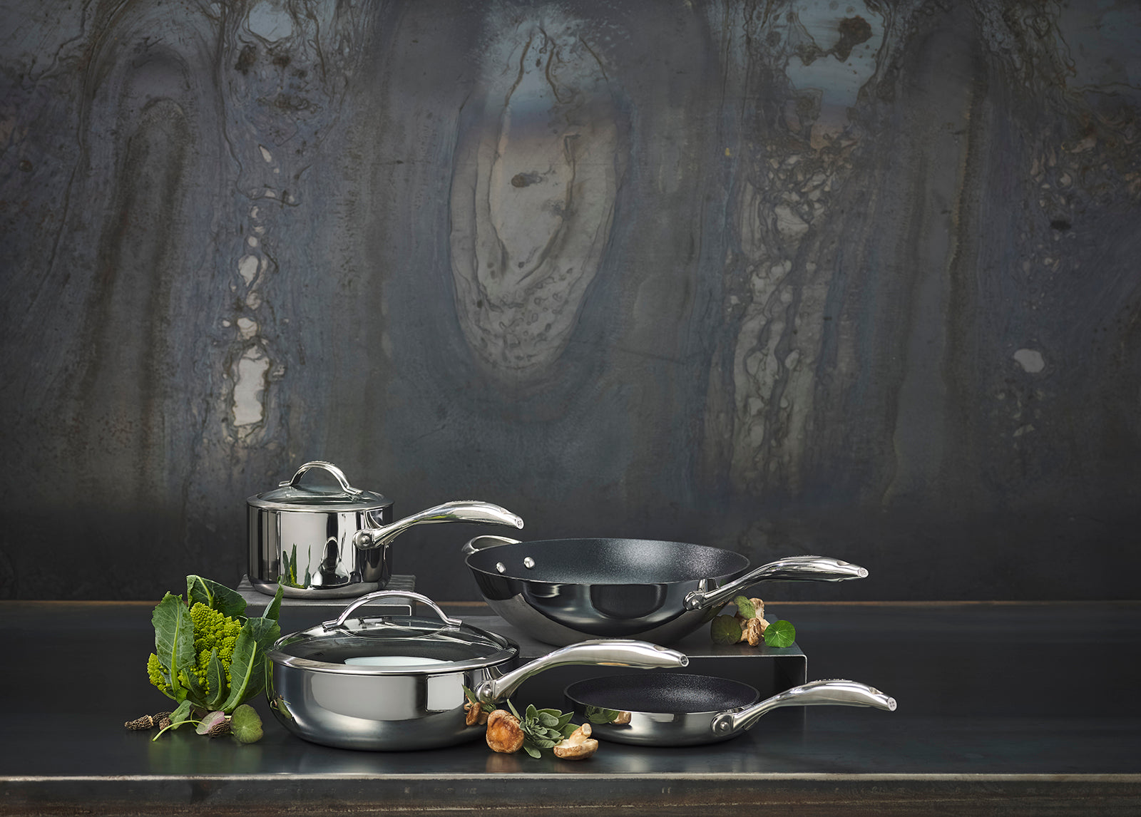 Scanpan Haptiq Stainless Steel Nonstick 7.5 Qt. Covered Dutch Oven