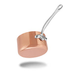 Mauviel M'3 S 3.4-Qt Copper Sauce Pan With Lid, Cast Stainless Steel Handle