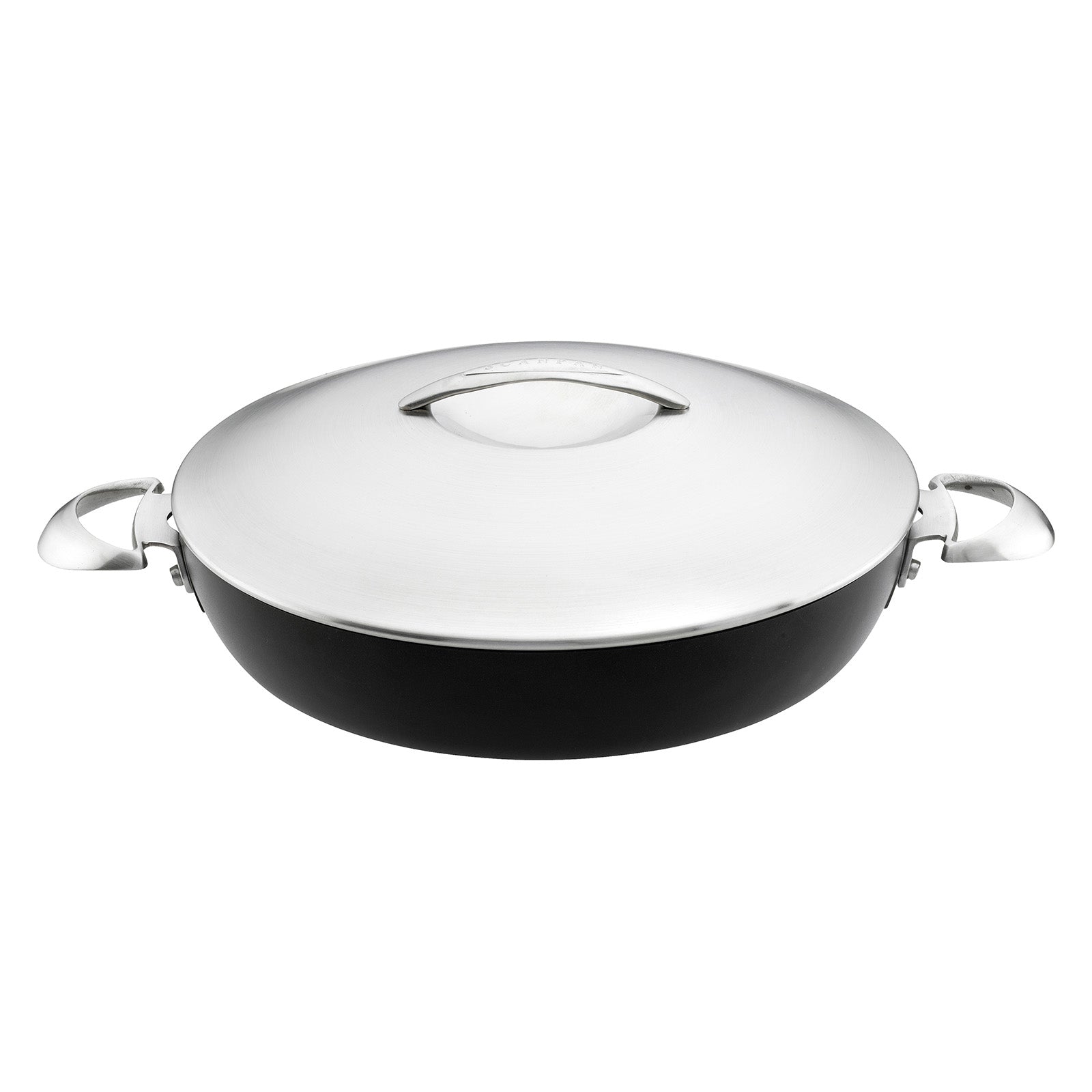 Scanpan Professional 12.5 Inch Chef's Pan With Lid, 4.25 Quart