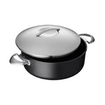 Scanpan Professional 4.5 Quart Low Sauce Pot, 10.25 Inch