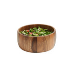 Frieling Acacia Wood Calabash Bowl, Medium 4-Inch x 10-Inch Diameter