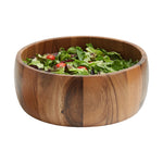 Frieling Acacia Wood Calabash Bowl, Large 5-Inch x 12-Inch Diameter