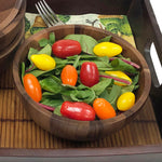 Frieling Acacia Wood Tulip Bowl, Small 2.5-Inch x 6.5-Inch Diameter