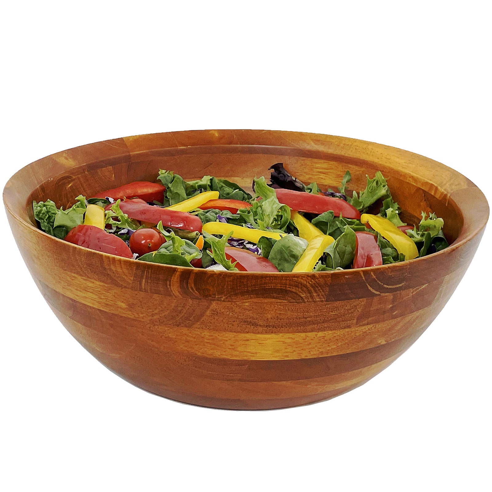 Frieling Rubberwood Conical Bowl, Medium 4.5-Inch x 10-Inch Diameter