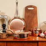 Mauviel M'Heritage M'150s 6.4 qt. Stewpan & Lid Cast Stainless Handle