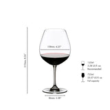 Riedel Vinum Pinot Noir Wine Glass, Set of 2