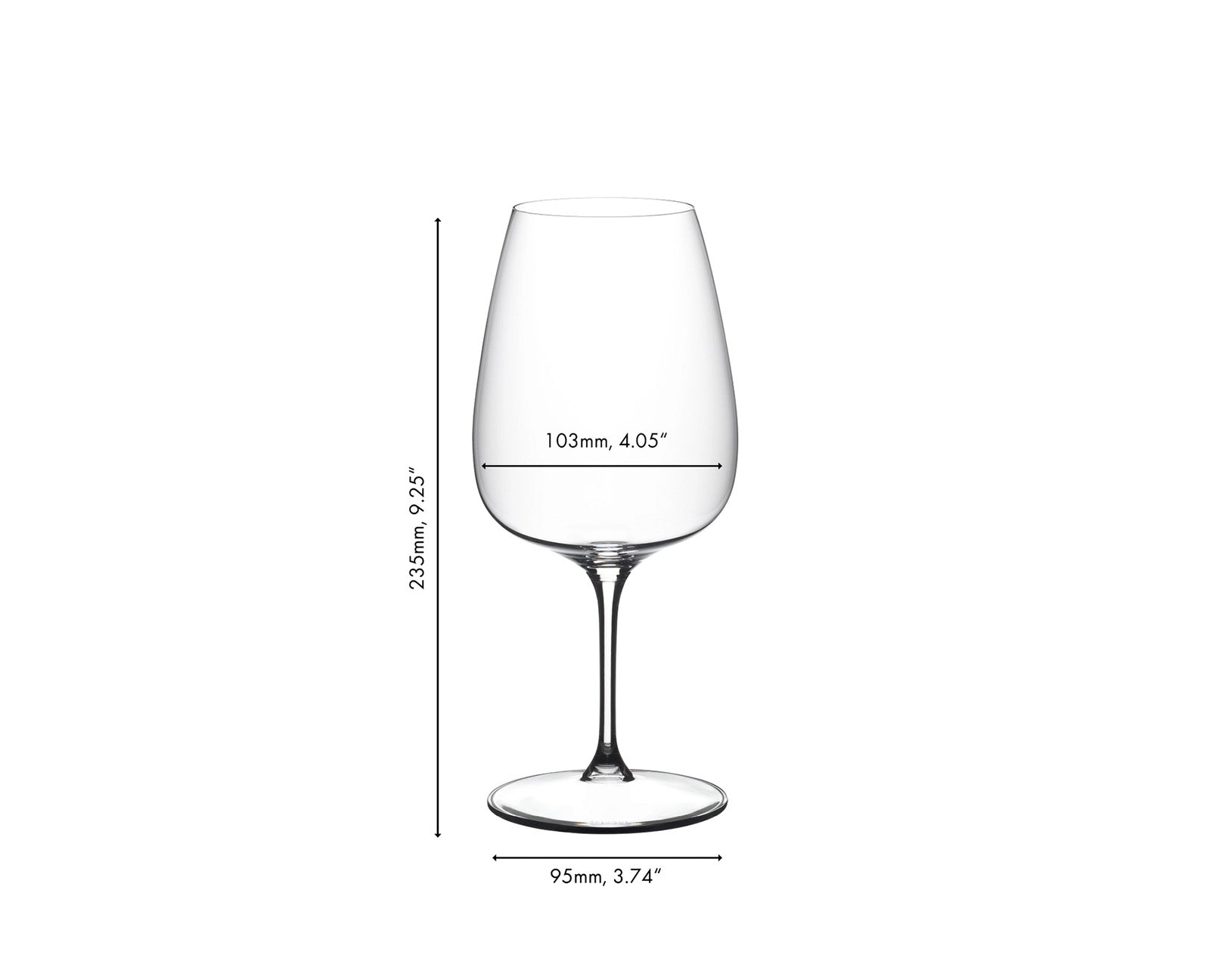 Grape@Riedel Cebernet/Merlot/Cocktails Red Wine Glass, Set of 2, 29.25 ounce