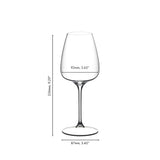 Grape@Riedel White Wine / Champagne Glass/ Spritz Drinks, Set of 2, 19.4 ounce