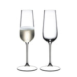 Grape@Riedel Champagne Flute Wine Glass, Set of 2, 8 ounce