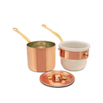 Mauviel M'Heritage 150 B Copper & Stainless Steel Bain Marie, 0.9-Quart