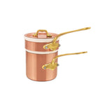Mauviel M'Heritage 150 B Copper & Stainless Steel Bain Marie, 0.9-Quart