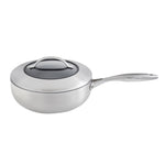Scanpan CTX 4 Quart Nonstick Deep Saute Pan With Lid, 10.25 Inch, Stainless Steel