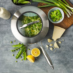 Scanpan CTX 4 Quart Nonstick Deep Saute Pan With Lid, 10.25 Inch, Stainless Steel