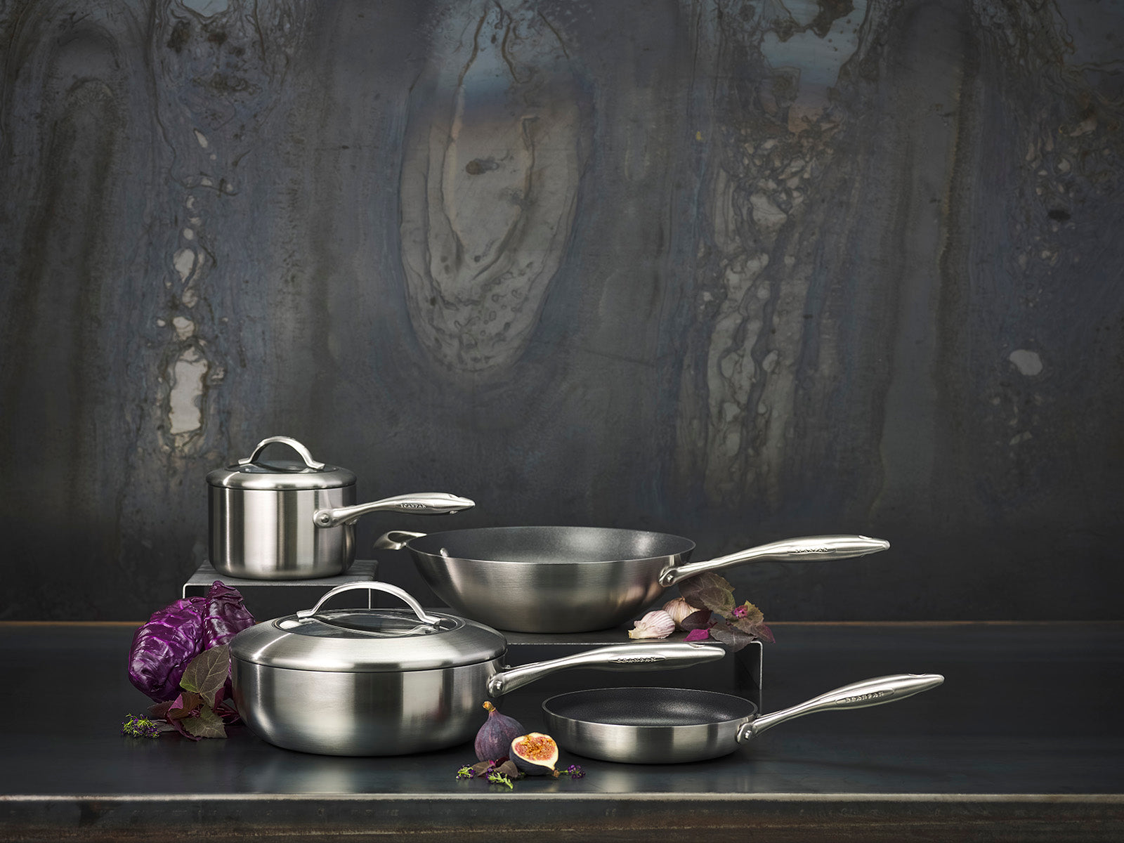 Scanpan CTX 10-Piece Deluxe Cookware Set, Stainless Steel