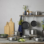 Scanpan CTX 10-Piece Deluxe Cookware Set, Stainless Steel