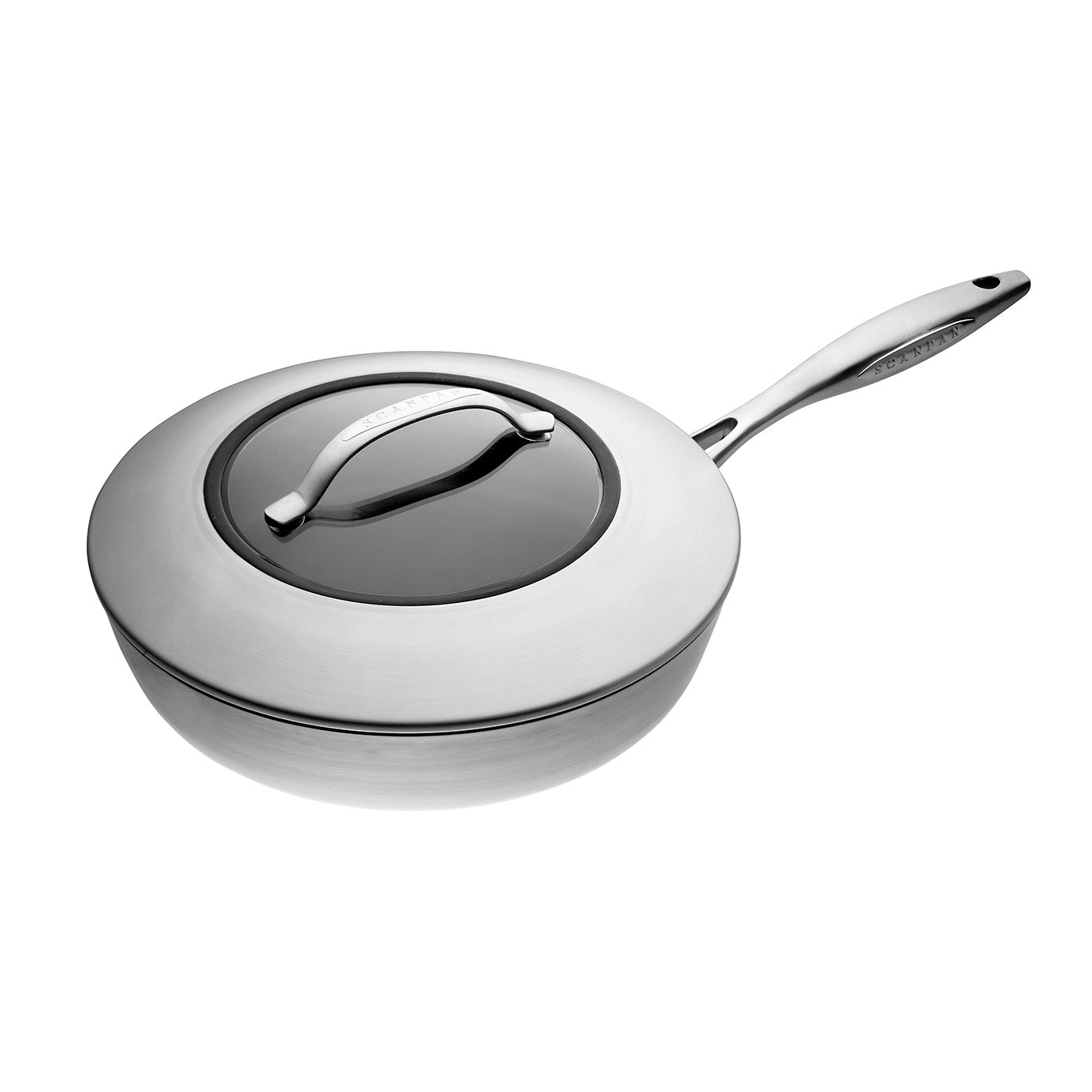 Scanpan CTX 10.25 Inch Nonstick Saute Pan With Lid, Stainless Steel
