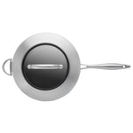 Scanpan CTX 12.75 Inch Nonstick Saute Pan with Lid, Stainless Steel