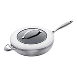 Scanpan CTX 12.75 Inch Nonstick Saute Pan with Lid, Stainless Steel