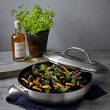 Scanpan CTX 12.75 Inch Nonstick Chef's Pan, 5.25 Quart, Stainless Steel