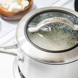 Scanpan CTX 2 Quart Saucepan with Lid, Stainless Steel