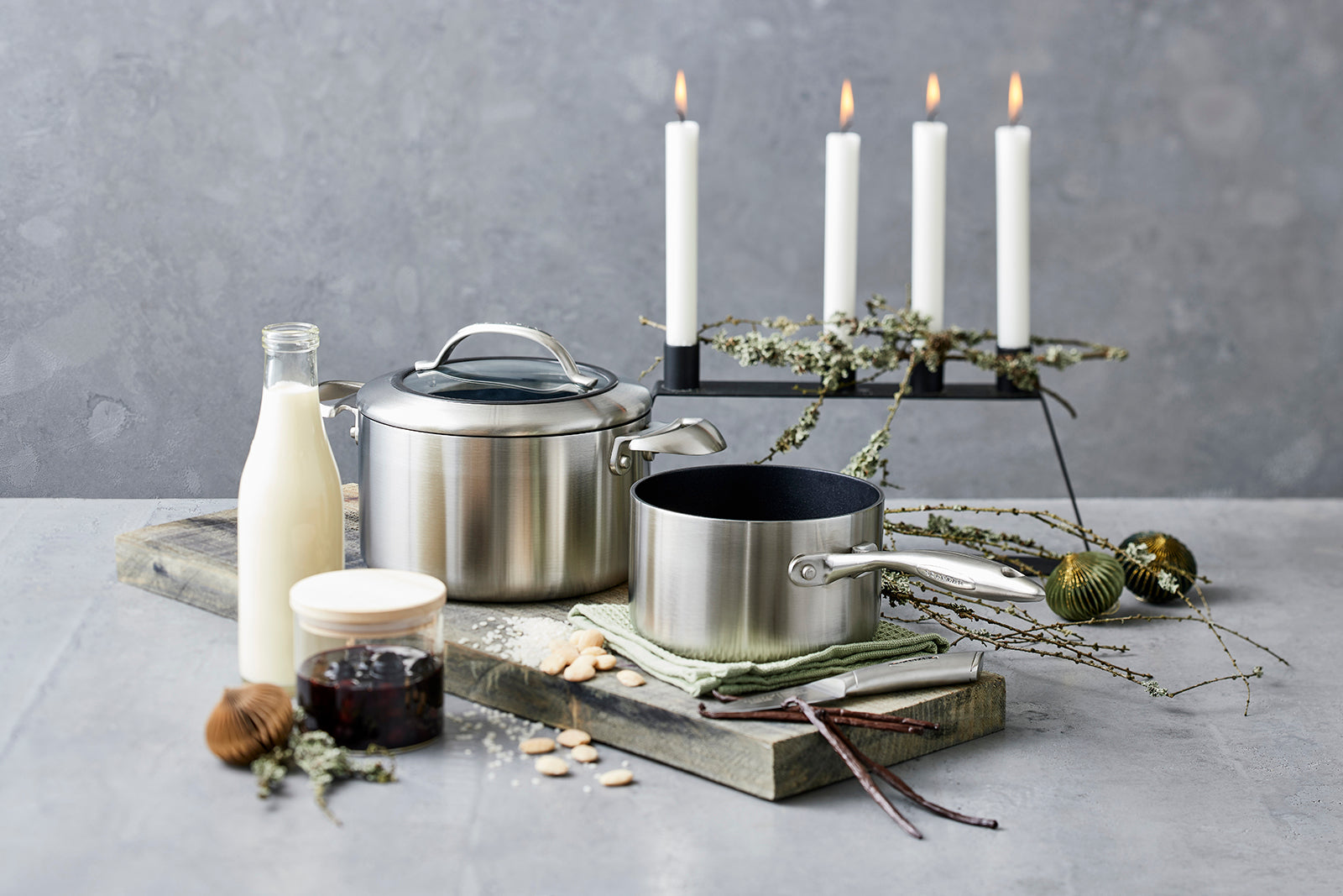 Scanpan CTX 7.5 Quart Dutch Oven with Lid, Stainless Steel