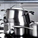 Scanpan CTX 7.5 Quart Dutch Oven with Lid, Stainless Steel