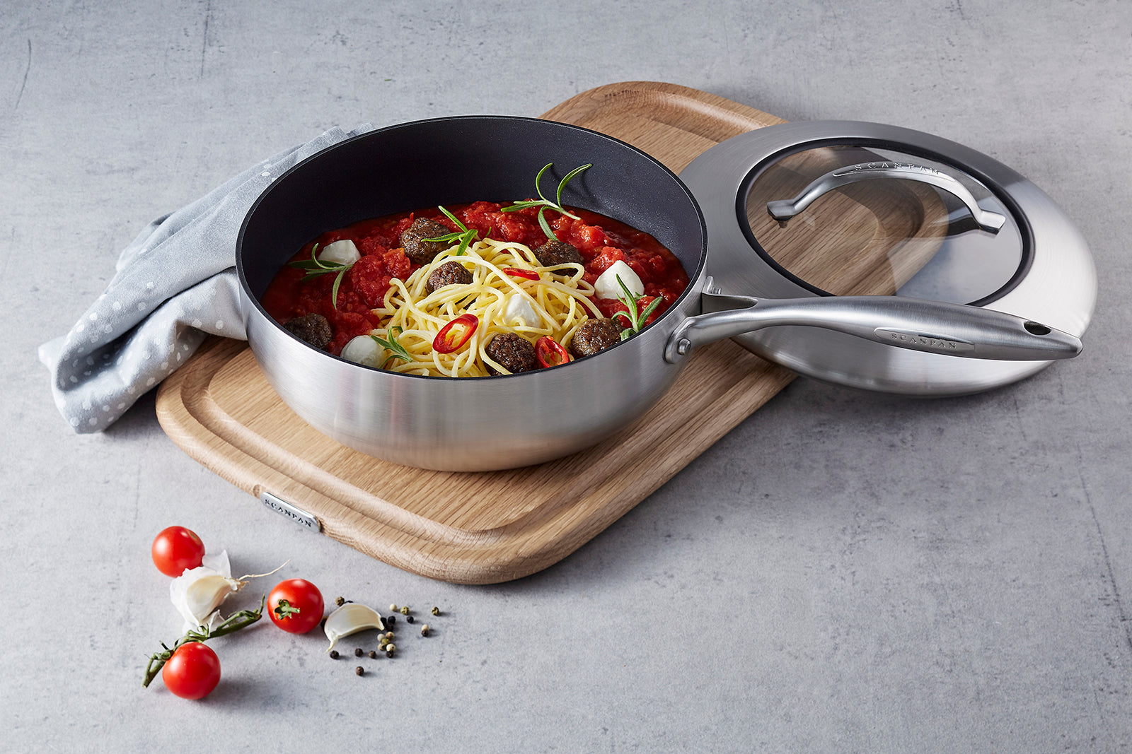 Scanpan CTX 6.25 Inch Steel & Glass Lid