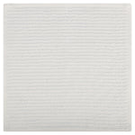 MU Kitchen 100% Cotton Ridged Dish Cloth, 12 x 12 Inches, White
