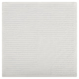 MU Kitchen 100% Cotton Ridged Dish Cloth, 12 x 12 Inches, White