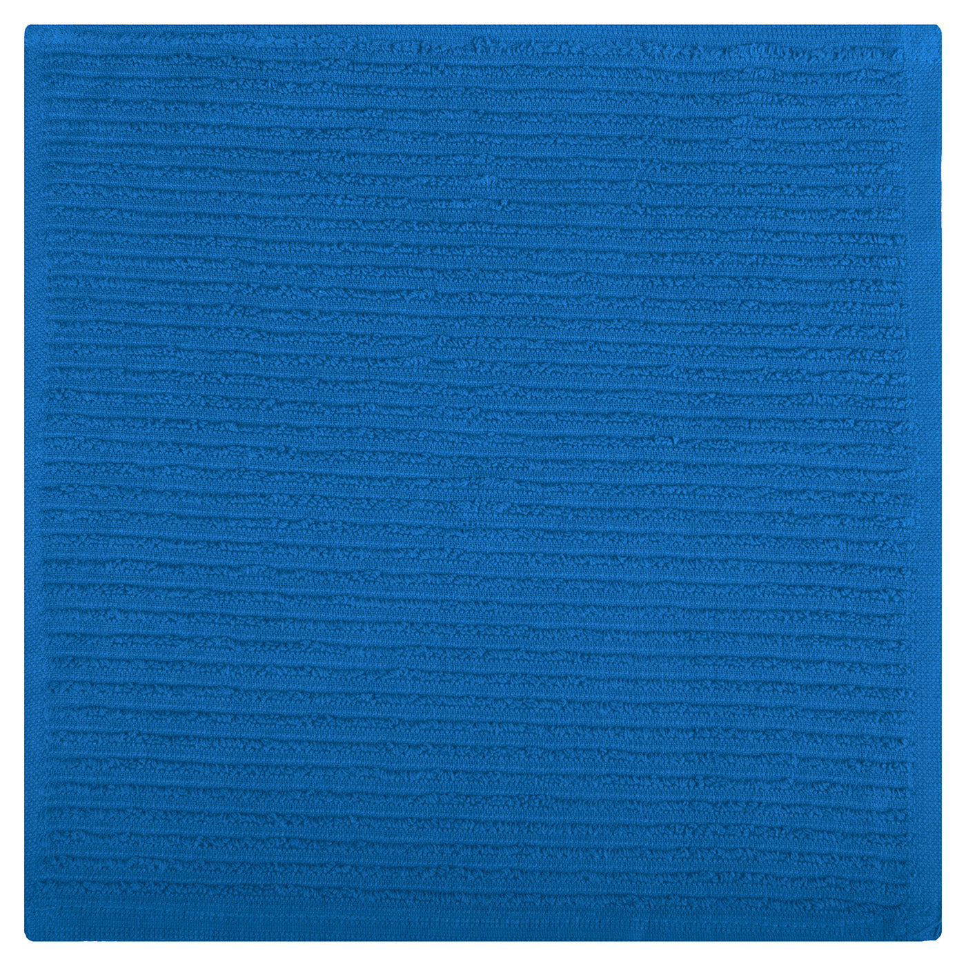 MU Kitchen 100% Cotton Ridged Dish Cloth, 12 x 12 Inches, Blueberry