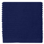 MU Kitchen 100% Cotton Ridged Dish Cloth, 12 x 12 Inches, Ink Blue