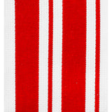 MU Kitchen Cotton Stripe Dish Cloth, 13 by 13-Inches, Set of 2, Punch