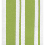 MU Kitchen Cotton Stripe Dish Cloth, 13 by 13-Inches, Set of 2, Pistachio
