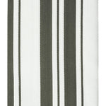 MU Kitchen 100% Cotton Basket Weave Stripe Dishtowel, 20 by 30-Inches, Pewter