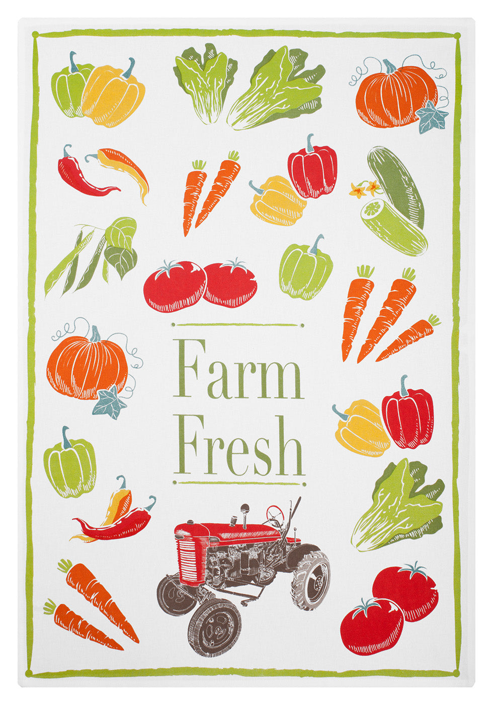 MU Kitchen Staple Designer Print Kitchen Towel, Multiple Designs, Farm Fresh