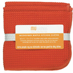 MU Kitchen 12" x 12" Waffle Microfiber Dish Cloth Set Of 3