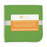 MU Kitchen 12" x 12" Waffle Microfiber Dish Cloth Set Of 3, Cactus