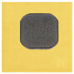 MU Kitchen 12" x 12" Microfiber Dish Cloth With Scrubber, Chiffon