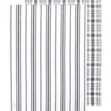 MU Kitchen 100% Cotton Farmhouse Dishtowel, Set of 2, 19 by 28-Inches, Stainless