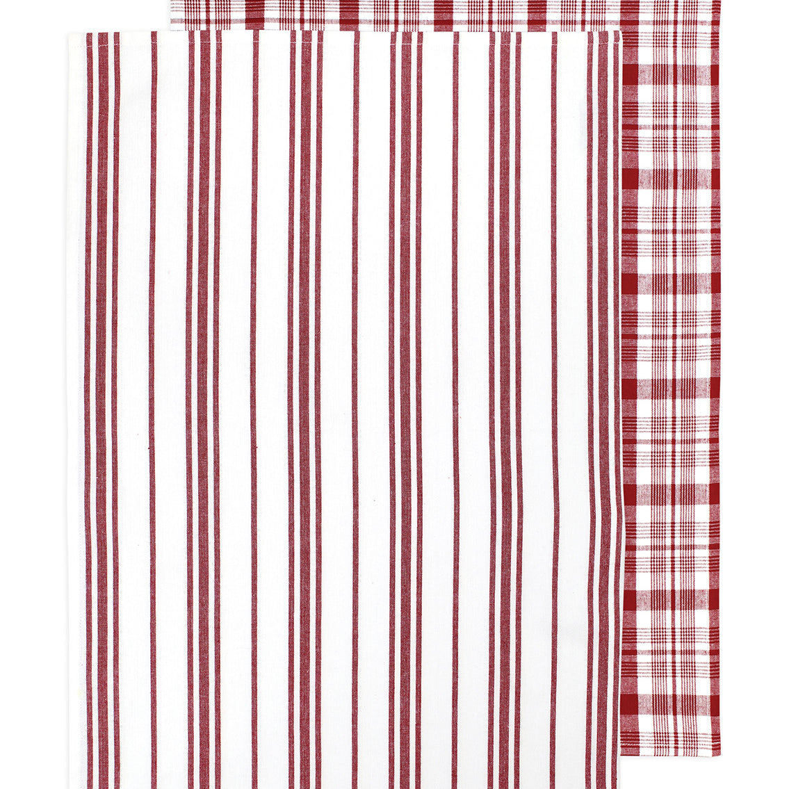 MU Kitchen 100% Cotton Farmhouse Dishtowel, Set of 2, 19 by 28-Inches