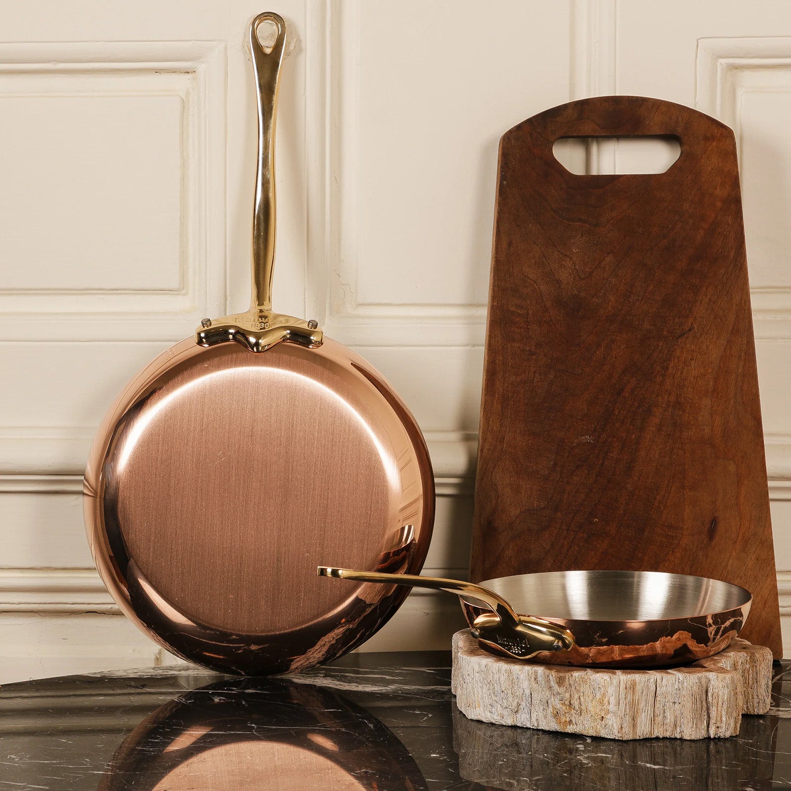 Mauviel M'Heritage 150 B Copper & Stainless Steel Cookware Set, 5-Piece