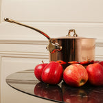 Mauviel M'Heritage 150 B Copper & Stainless Steel Saucepan With Lid, 2.6-Quart