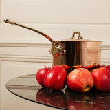 Mauviel M'Heritage 150 B Copper & Stainless Steel Saucepan With Lid, 3.6-Quart