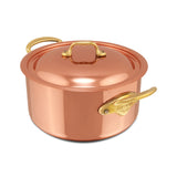 Mauviel M'Heritage 150 B Copper & Stainless Steel Stewpan With Lid, 0.9-Quart