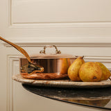 Mauviel M'Heritage 150 B Copper & Stainless Steel Sauté Pan With Lid, 1.9-Quart