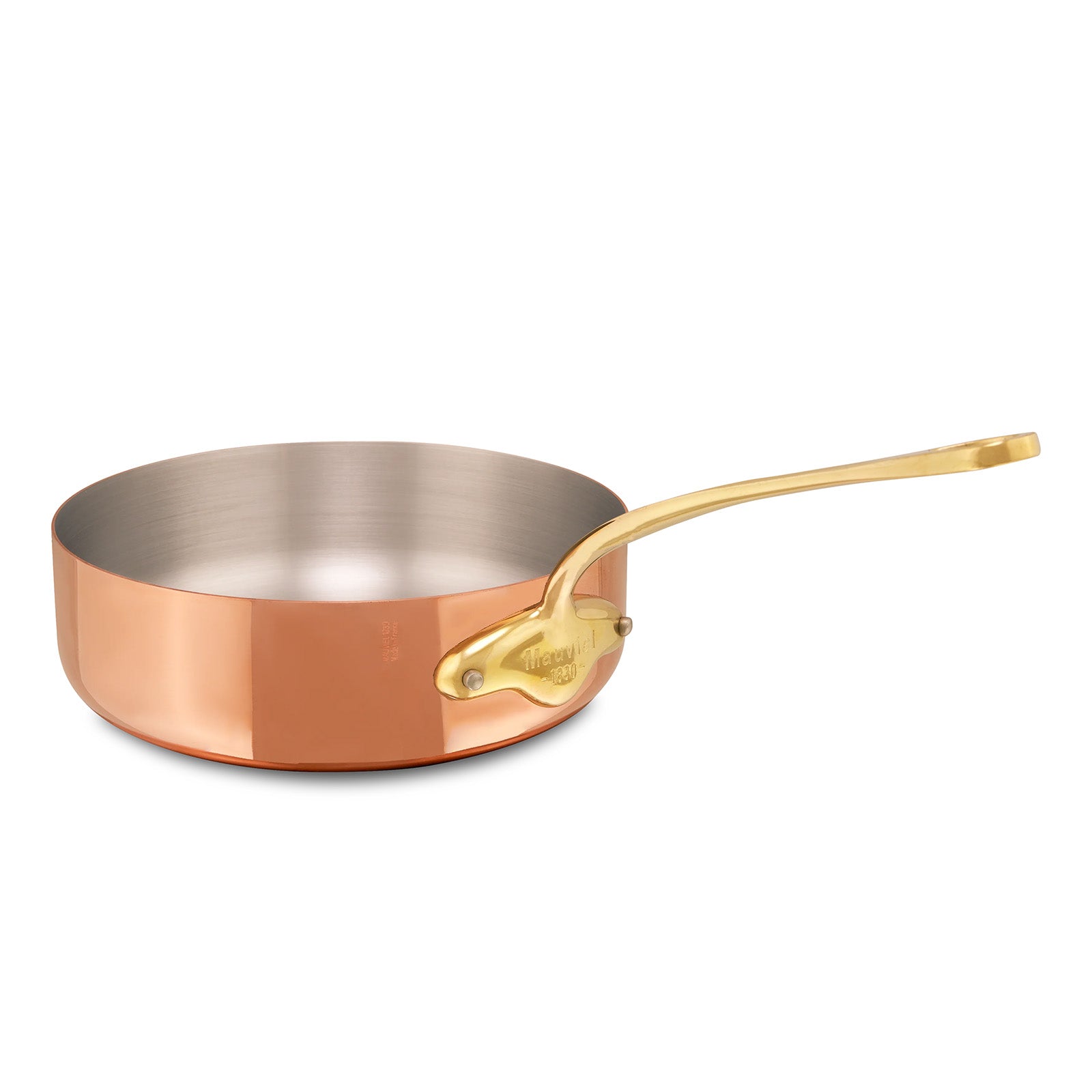 Mauviel M'Heritage 150 B Copper & Stainless Steel Sauté Pan With Lid, 6.2-Quart