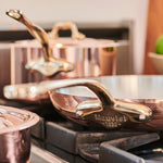 Mauviel M'Heritage 150 B Copper & Stainless Steel Frying Pan, 7.8-in