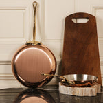 Mauviel M'Heritage 150 B Copper & Stainless Steel Rondeau With Lid, 1.8-Quart